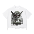 Snow Wash Raw-Hem Boxy T-shirt