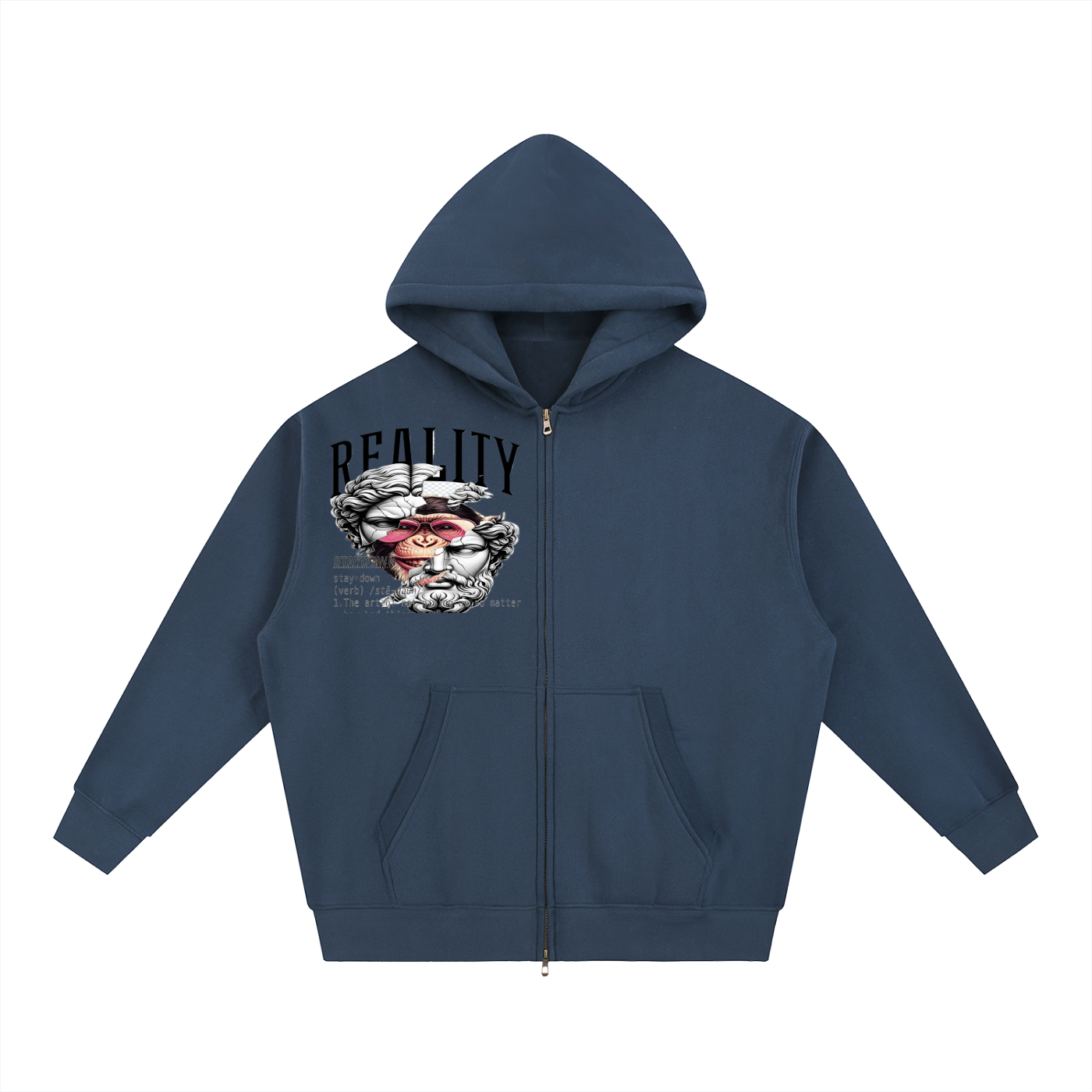 Essential Oversized Fleece Boxy Hoodie