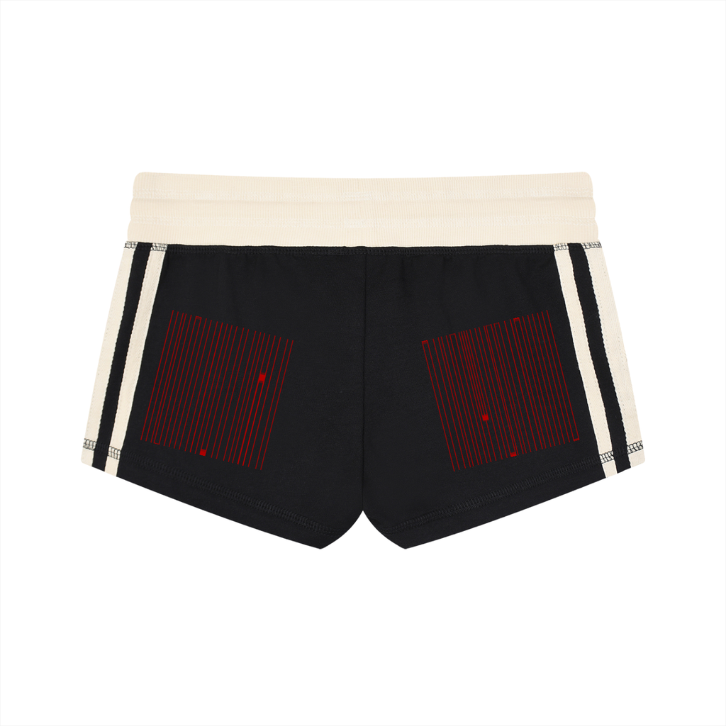 Women's Contrast Stripe Track Shorts